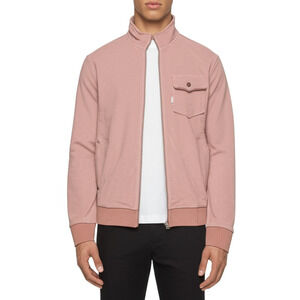 Linksoul Jacket Mens XL Brown Ribbed Casual Sporty Athleisure Golf‎